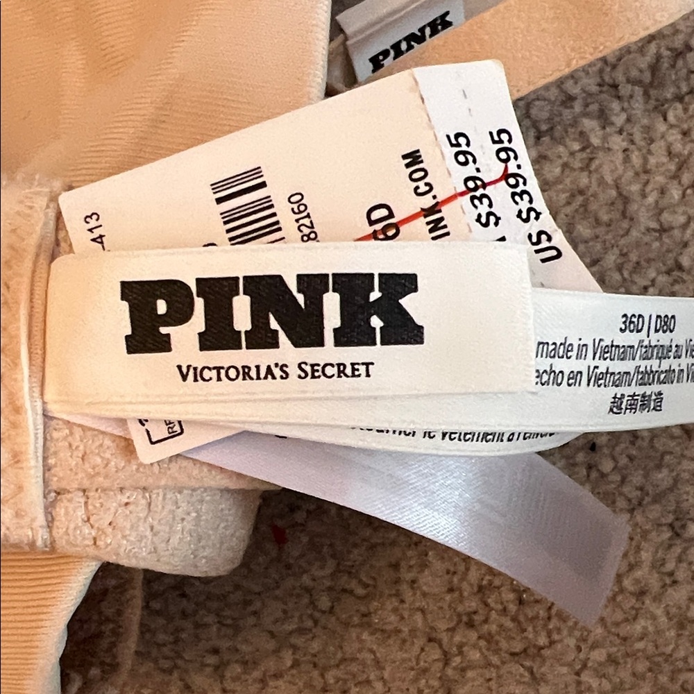 PINK Victoria's Secret Cream Bra - Picture 4 of 7